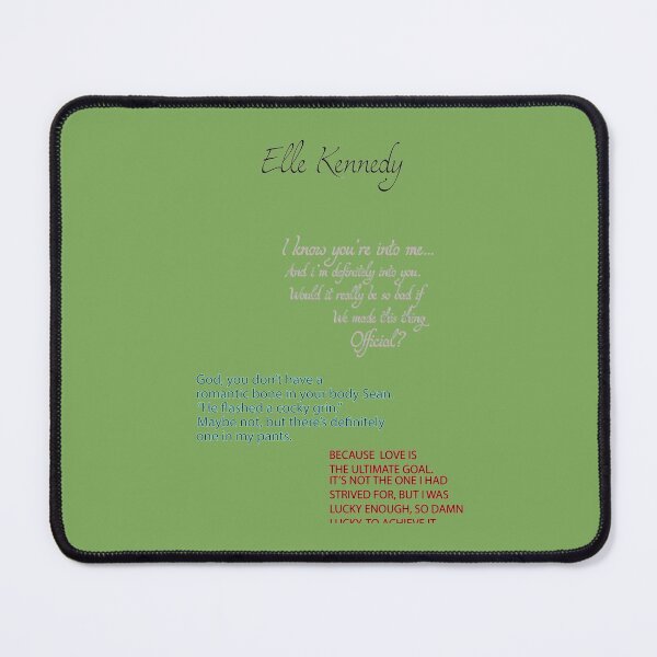 Item preview, Elle Kennedy Book Quotes designed and sold by SolsaDesigns.
