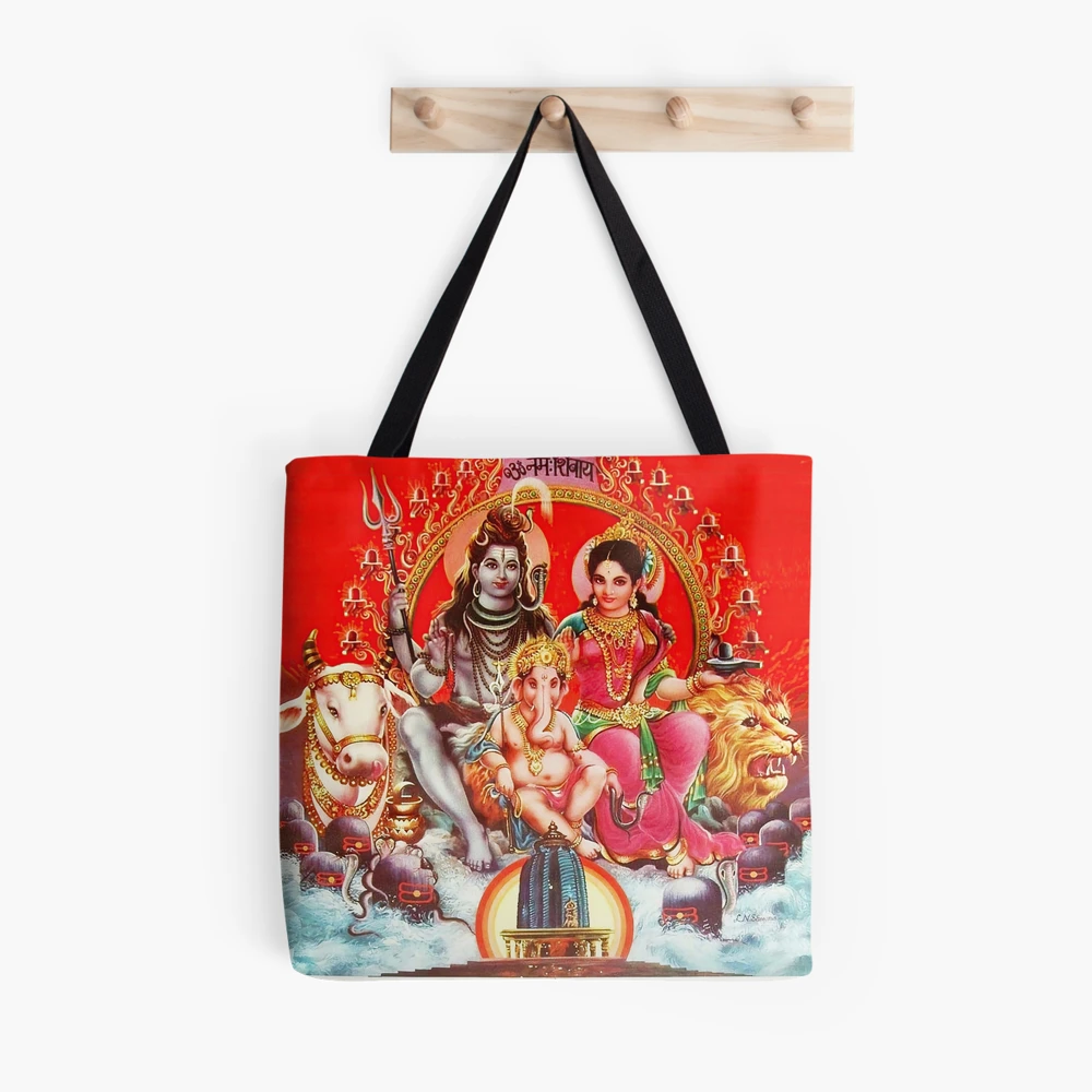 Shopping Monster Lord Shiva Religious Tote Bag | Lord Shiva | Canvas Bag