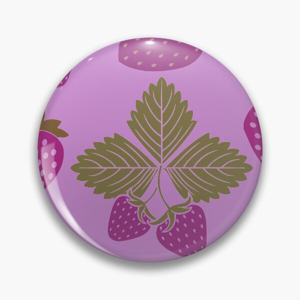 Item preview, strawberry hand drawn pink color pattern designed and sold by Special-Ninja.