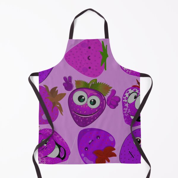 Item preview, strawberry hand drawn pink color pattern designed and sold by Special-Ninja.