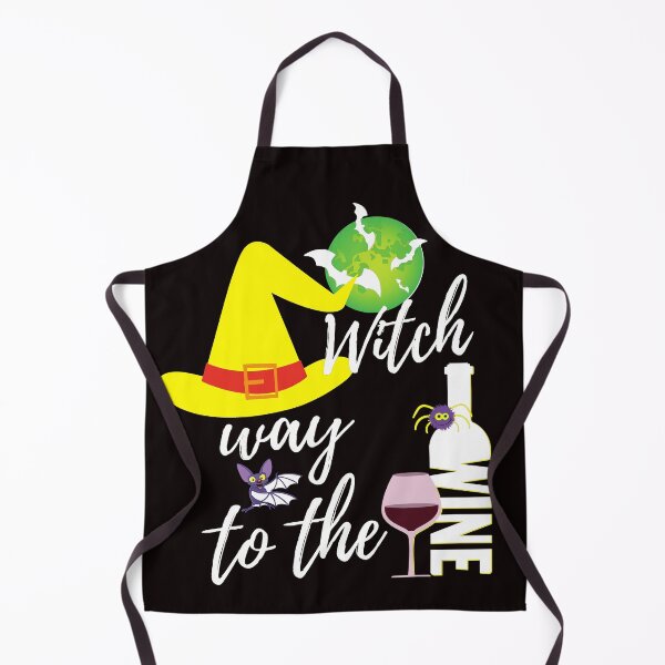 Item preview, Wine Witch Hat Witch way to the wine, Trick or Treat designed and sold by JustaGurli.