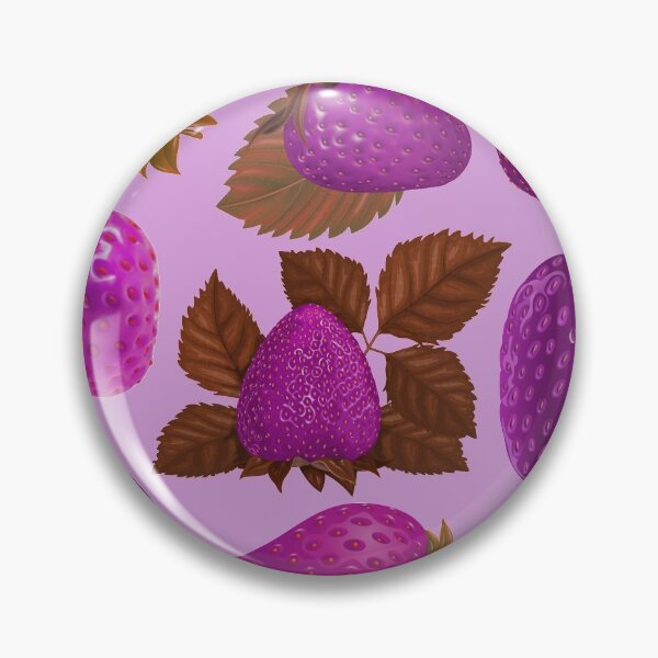 Item preview, strawberry hand drawn pink color pattern designed and sold by Special-Ninja.