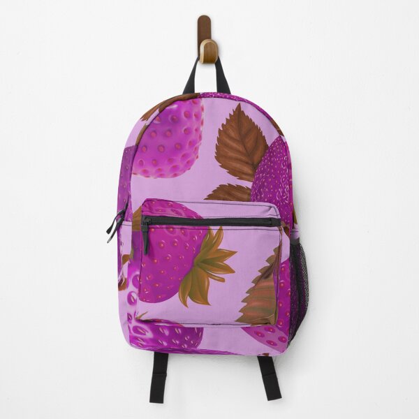 Item preview, strawberry hand drawn pink color pattern designed and sold by Special-Ninja.
