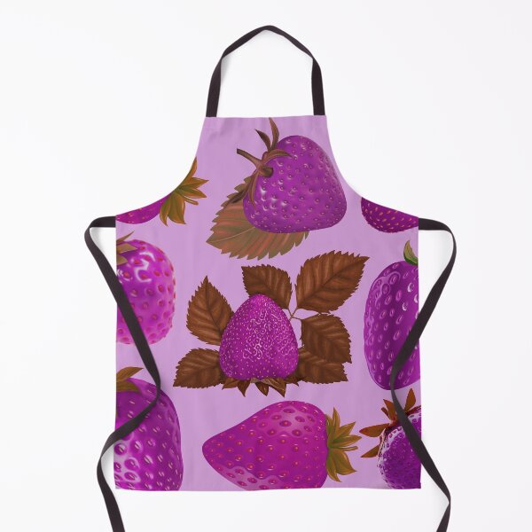 Item preview, strawberry hand drawn pink color pattern designed and sold by Special-Ninja.