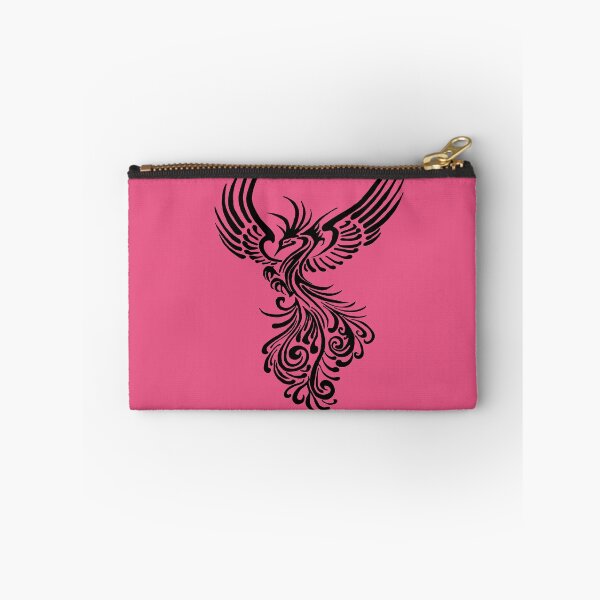 Item preview, Mythical Phoenix Creature In Flight Artistic Illustration Black designed and sold by taiche.