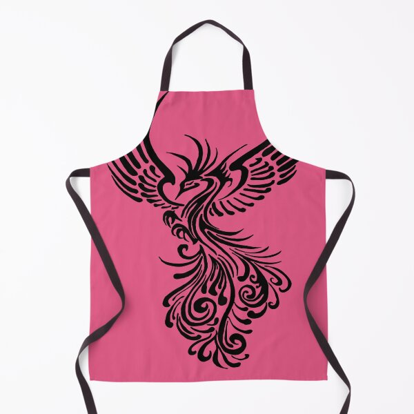 Item preview, Mythical Phoenix Creature In Flight Artistic Illustration Black designed and sold by taiche.