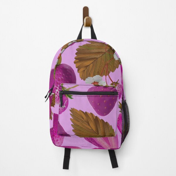 Item preview, strawberry hand drawn pink color pattern designed and sold by Special-Ninja.