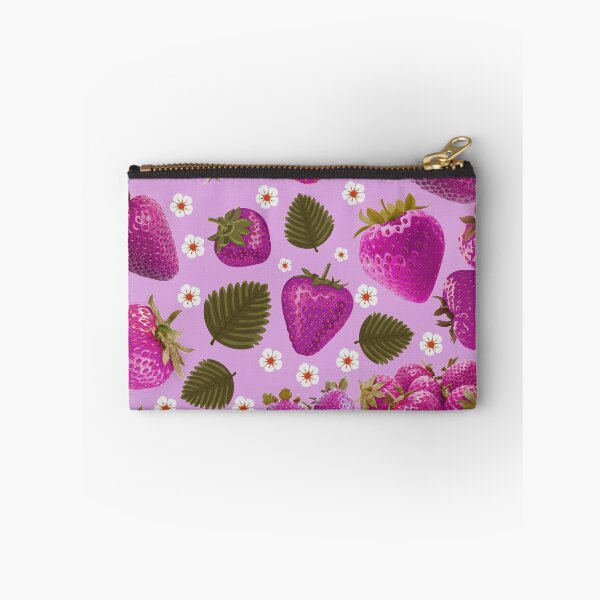 Item preview, strawberry hand drawn pink color pattern designed and sold by Special-Ninja.