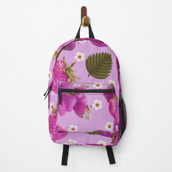 Item preview, strawberry hand drawn pink color pattern designed and sold by Special-Ninja.