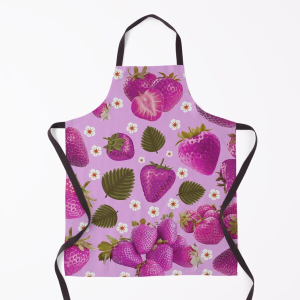 Item preview, strawberry hand drawn pink color pattern designed and sold by Special-Ninja.