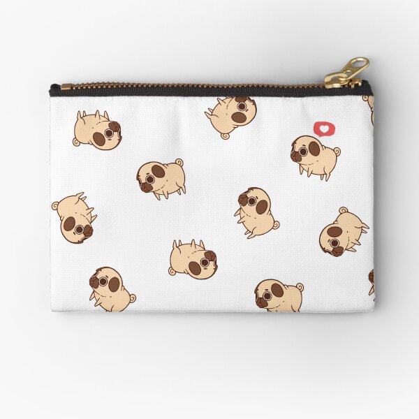 Puglie Pug Zipper Pouch
