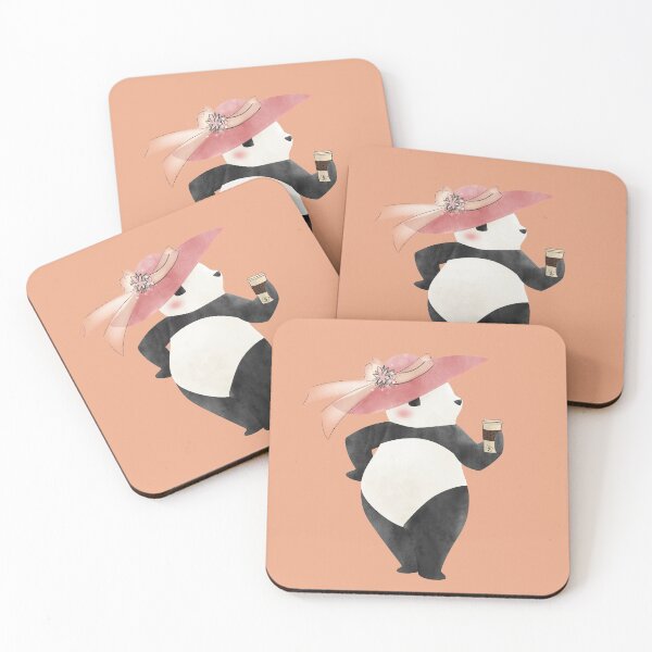 Item preview, Mrs Panda Coffee - Cute Stylish Bear designed and sold by Maika Coffee.