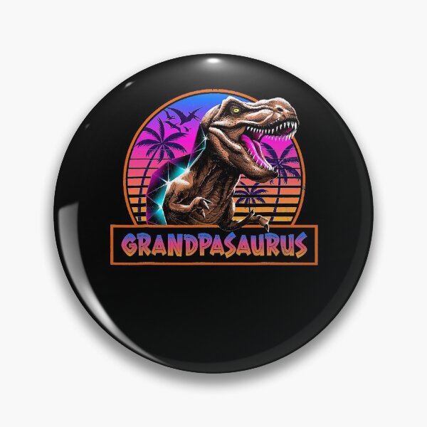 Item preview, Retro 80S Color Grandpasaurus T Rex Dinosaur Family Matching designed and sold by ThomsonRiot.