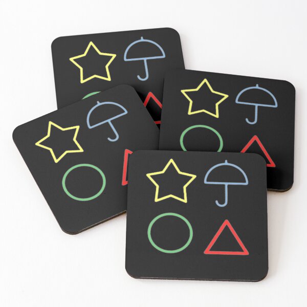 Item preview, Shapes Meaning Circle Triangle Star Umbrella Game designed and sold by ThomsonRiot.