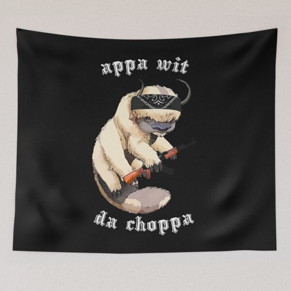 Item preview, Appa With A Choppa Tapestry designed and sold by karangjaheArt.
