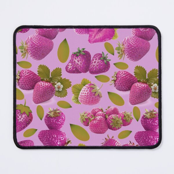 Item preview, strawberry hand drawn pink color pattern designed and sold by Special-Ninja.