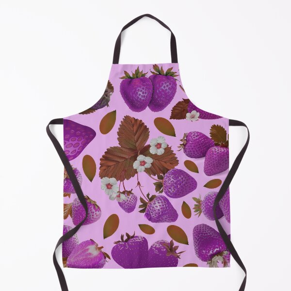 Item preview, strawberry hand drawn pink color pattern designed and sold by Special-Ninja.