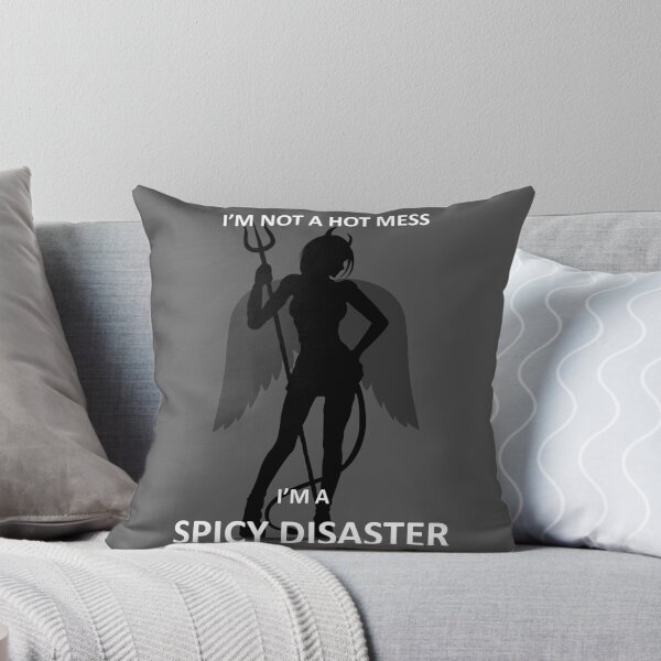 Item preview, I Am Not A Hot Mess I Am A Spicy Disaster Hot Girl Quotes designed and sold by anjanaartz.