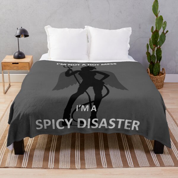 Item preview, I Am Not A Hot Mess I Am A Spicy Disaster Hot Girl Quotes designed and sold by anjanaartz.