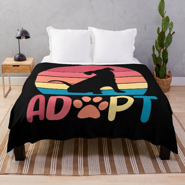 Item preview, Adopt A Dog. Don't Buy. Retro designed and sold by ThomsonRiot.