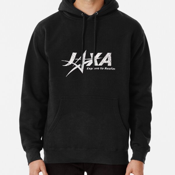 JAXA Insignia - Vintage White Pullover Hoodie
