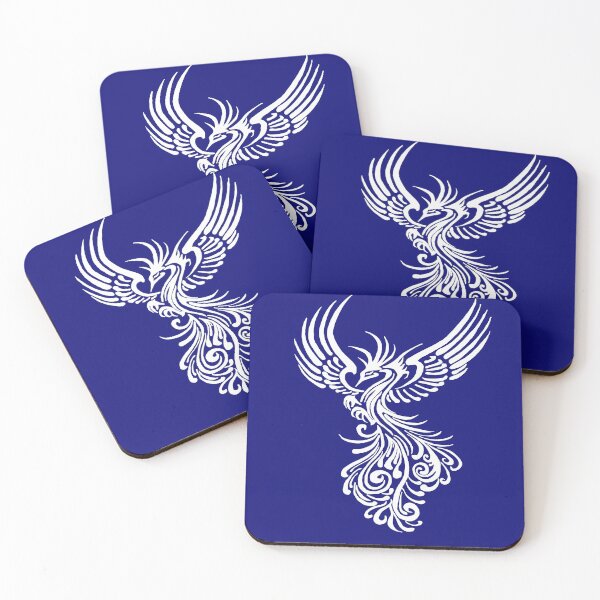 Item preview, Mythical Phoenix Creature In Flight Artistic Illustration White designed and sold by taiche.