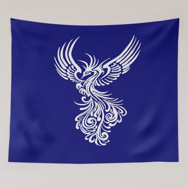 Item preview, Mythical Phoenix Creature In Flight Artistic Illustration White designed and sold by taiche.