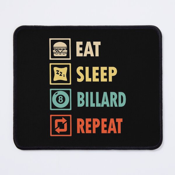 Item preview, Eat sleep billard repeat  designed and sold by thanhmaidesign.