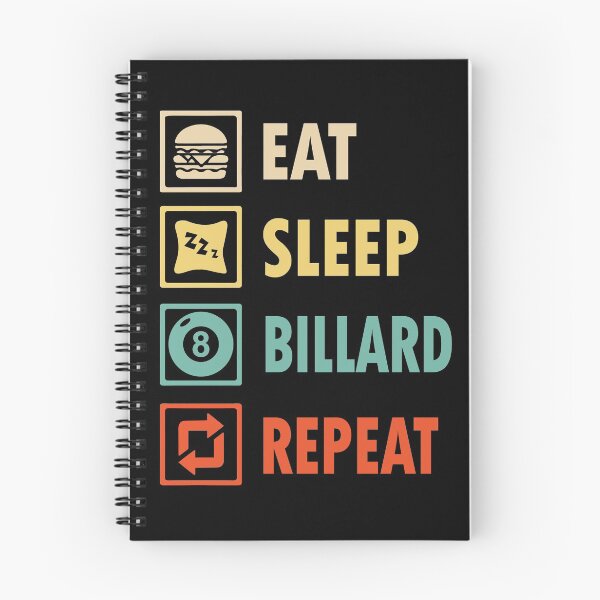 Item preview, Eat sleep billard repeat  designed and sold by thanhmaidesign.