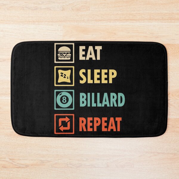 Item preview, Eat sleep billard repeat  designed and sold by thanhmaidesign.