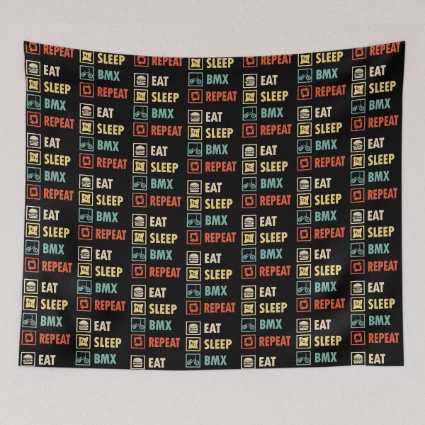 Item preview, Eat sleep BMX repeat designed and sold by thanhmaidesign.