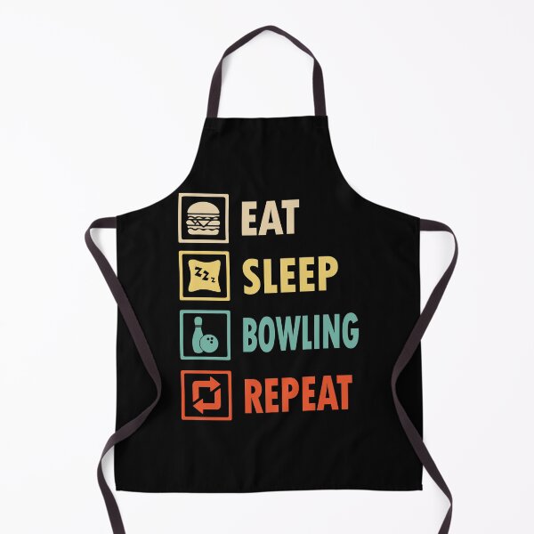 Item preview, Eat sleep Bowling repeat designed and sold by thanhmaidesign.