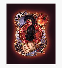 Black Cat Magic Photographic Print