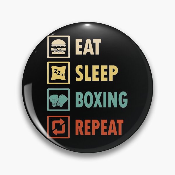 Item preview, Eat sleep Boxing repeat  designed and sold by thanhmaidesign.