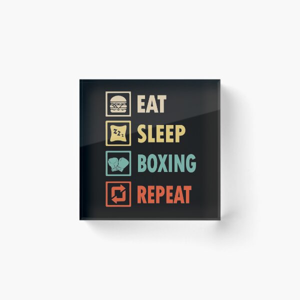 Item preview, Eat sleep Boxing repeat  designed and sold by thanhmaidesign.