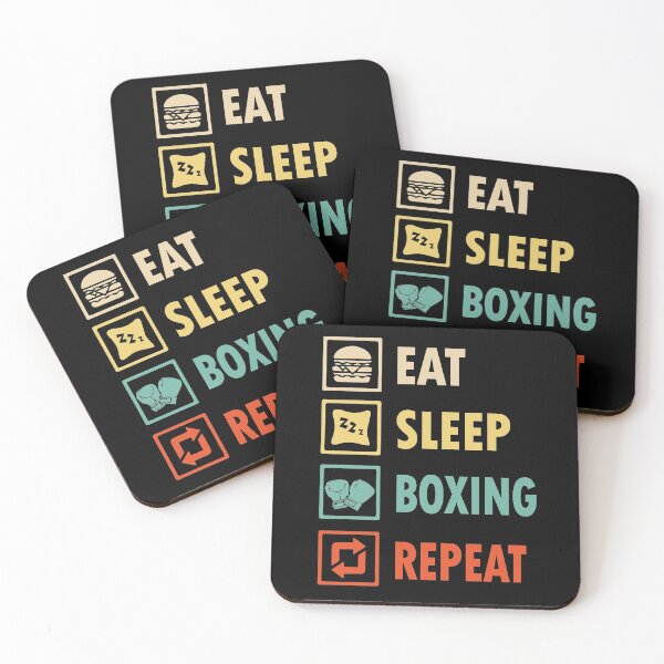 Item preview, Eat sleep Boxing repeat  designed and sold by thanhmaidesign.