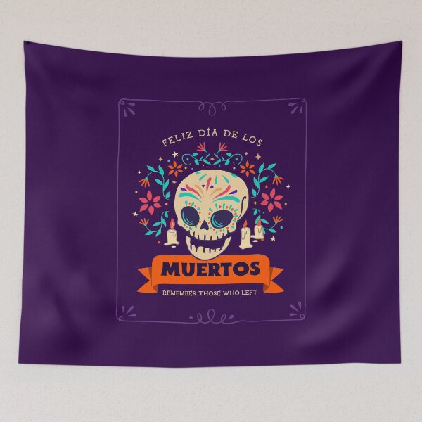 Item preview, FELIZ DÍA DE LOS | MUERTOS designed and sold by AladdinMktgs.
