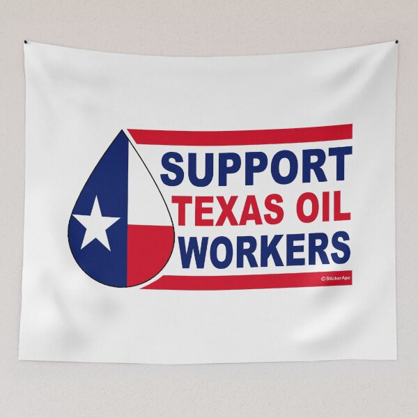 Item preview,  Support Texas Oil Workers; Oil designed and sold by StickerApe.