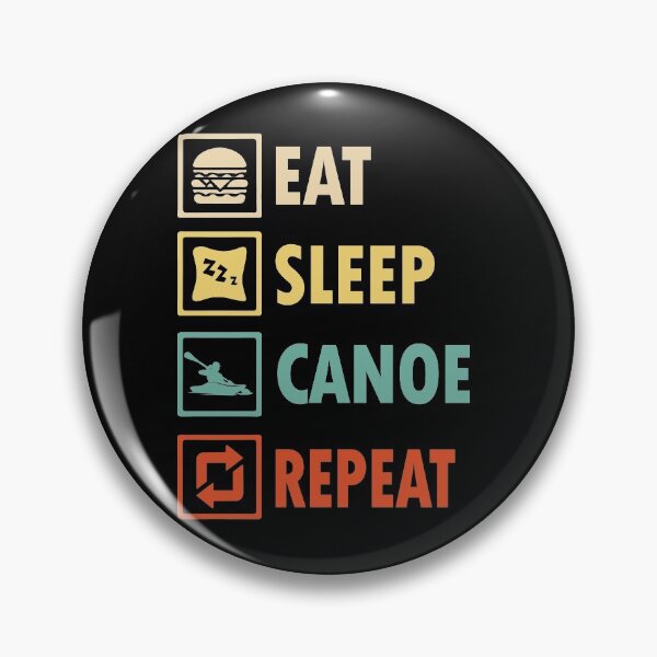 Aperçu de l'œuvre Manger dormir Canoë répéter créée et vendue par thanhmaidesign.