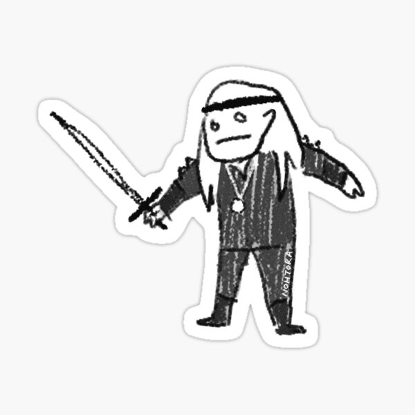 Gerald of Rivera Sticker