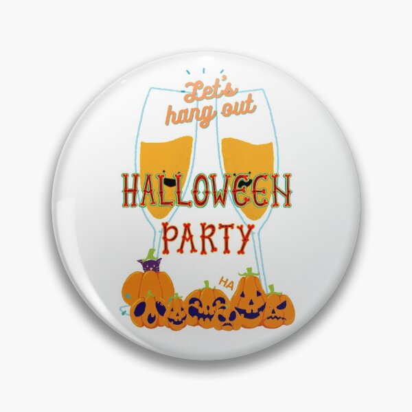Item preview, Let's hang out halloween party designed and sold by Trianglegreen.