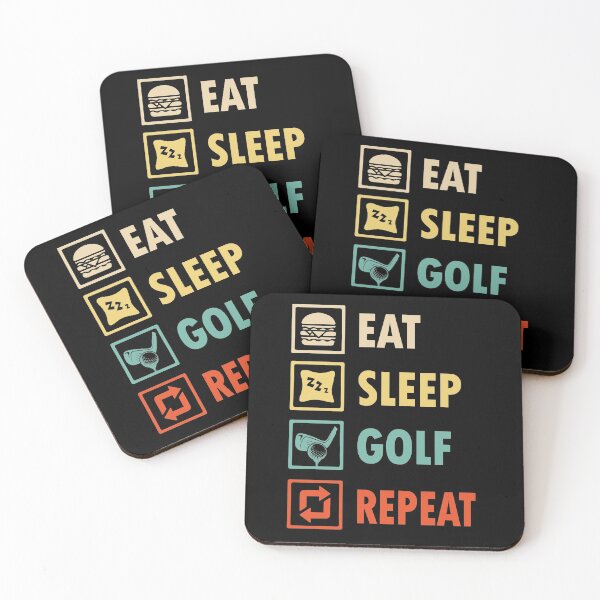 Item preview, Eat sleep Golf repeat designed and sold by thanhmaidesign.