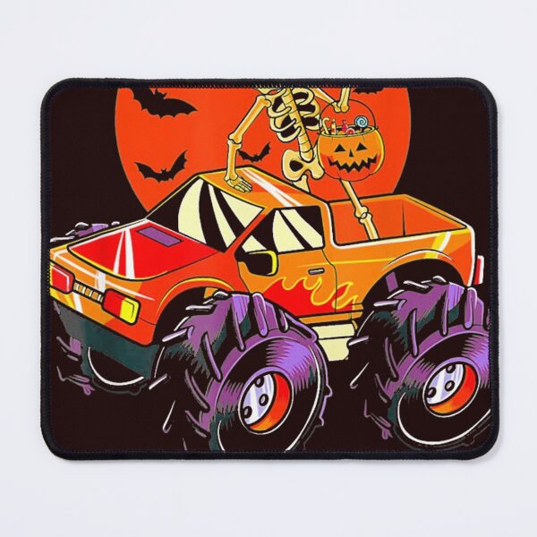 Item preview, Skeleton Monster Truck Halloween designed and sold by bobeothuenha.