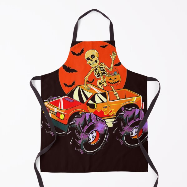 Item preview, Skeleton Monster Truck Halloween designed and sold by bobeothuenha.