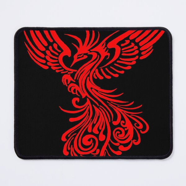 Item preview, Mythical Phoenix Creature In Flight Artistic Illustration Red designed and sold by taiche.