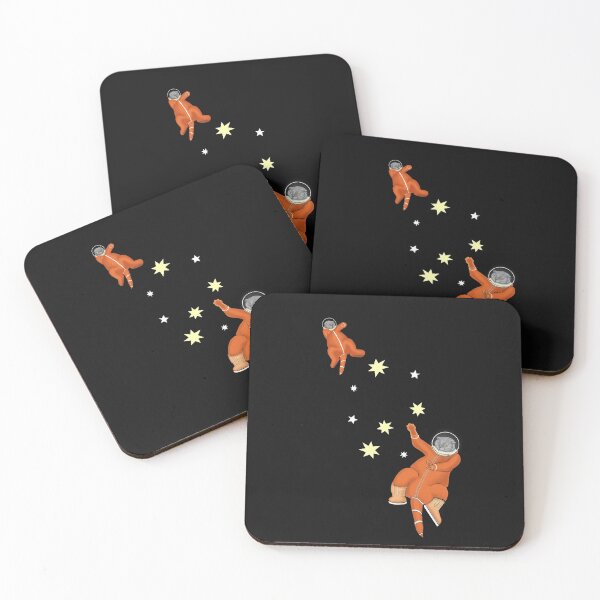 Item preview, Cats astronauts in an orange spacesuit among the stars designed and sold by KateQR.
