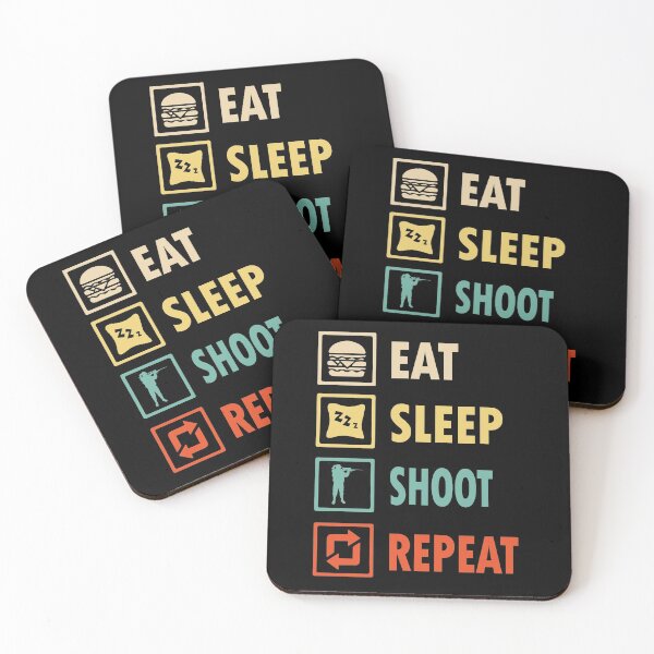Item preview, Eat sleep Shoot repeat designed and sold by thanhmaidesign.