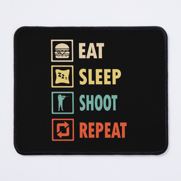 Item preview, Eat sleep Shoot repeat designed and sold by thanhmaidesign.