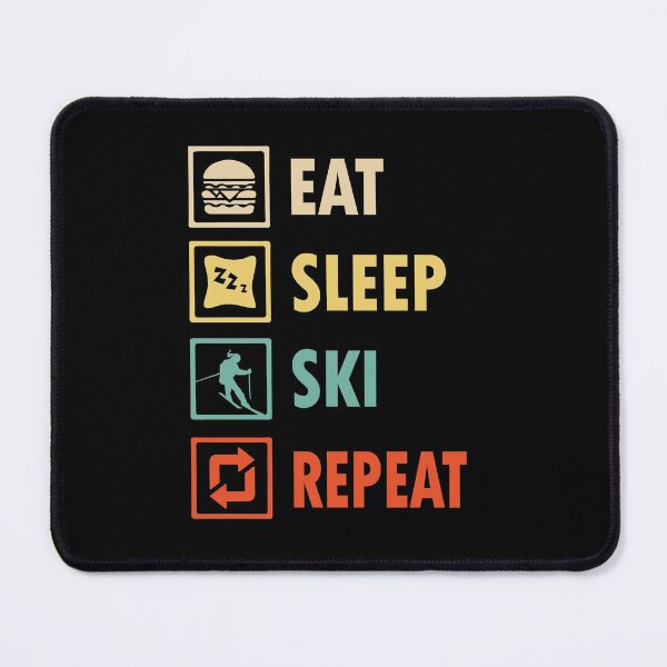Item preview, Eat sleep ski repeat designed and sold by thanhmaidesign.