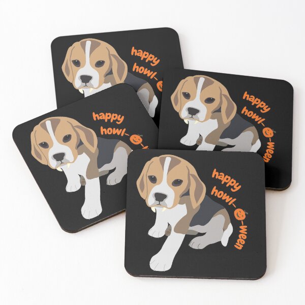 Item preview, Happy Howl-o-ween! Cute Halloween Were-beagle Hound Dog designed and sold by CreateShape.